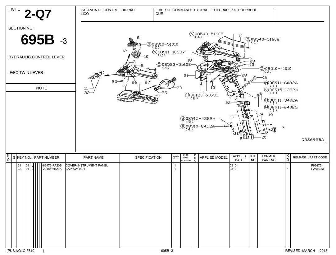 1Q2 SERIES - Catálogo de Peças Nissan