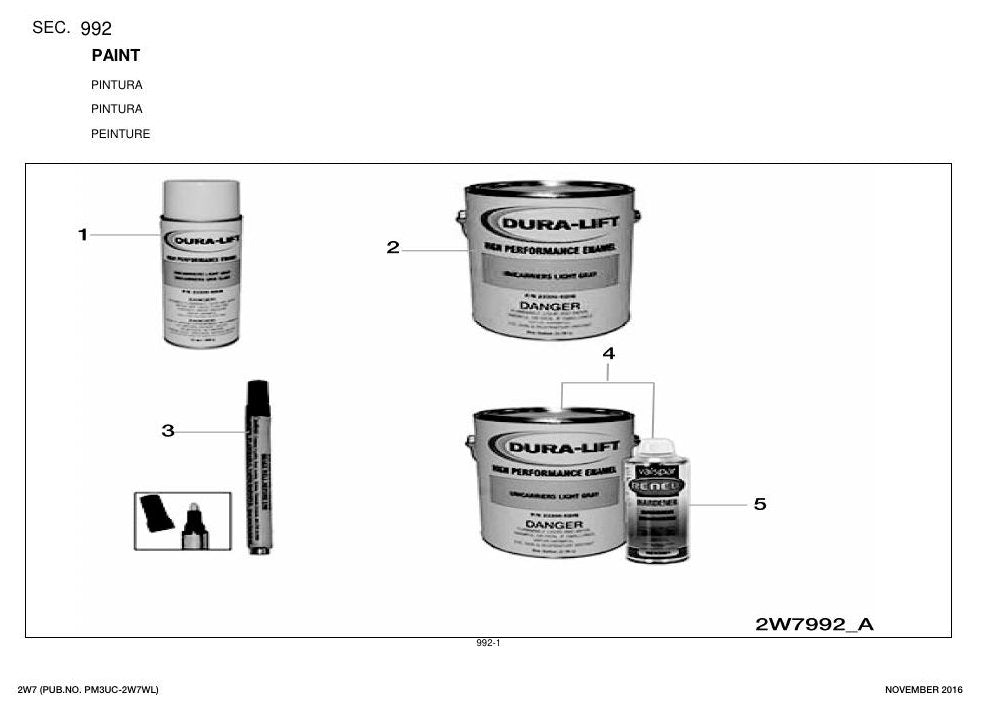 2W7 SERIES - Catálogo de Peças Nissan