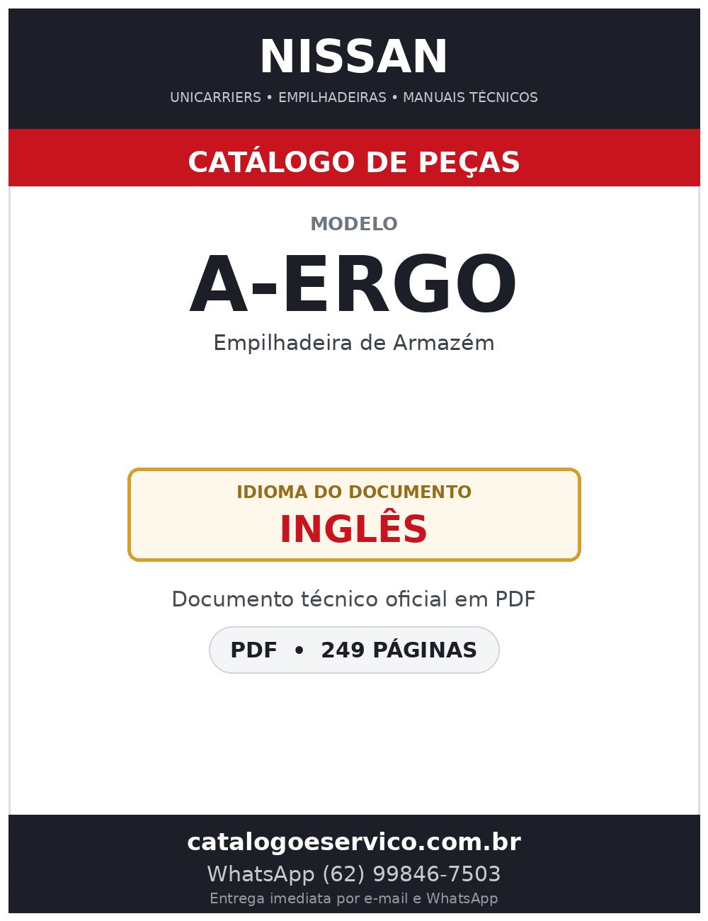 A-Ergo - Catálogo de Peças Nissan