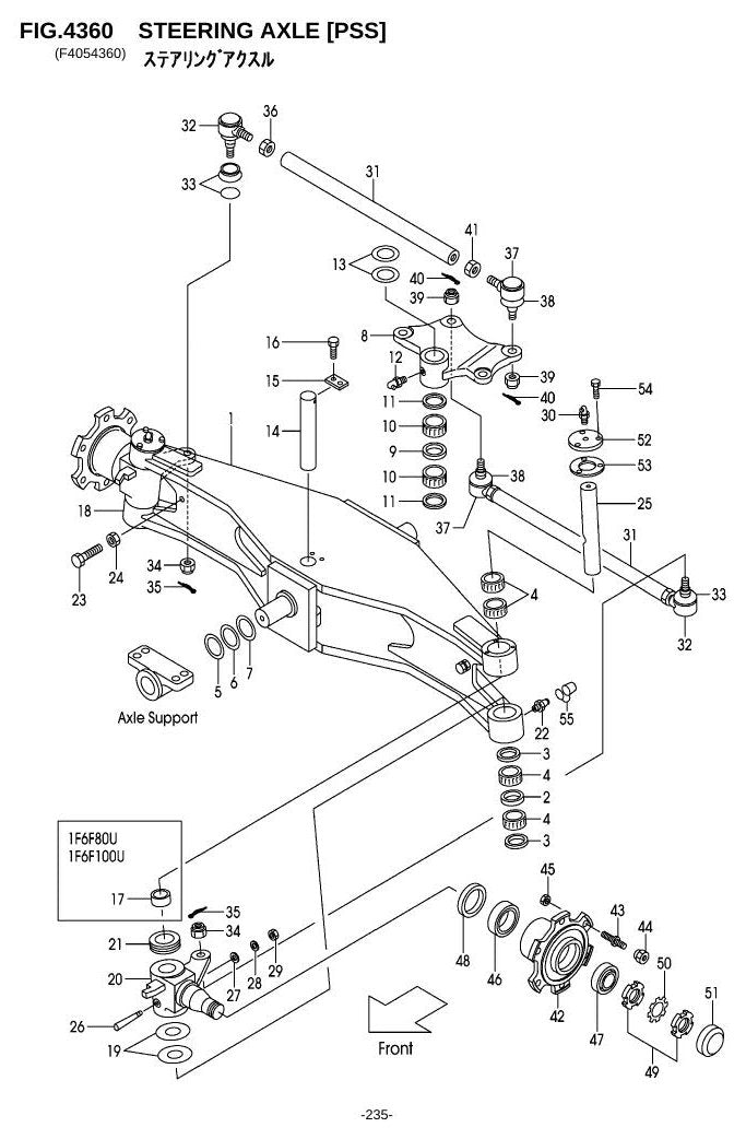 FD60, 70, 80, 100Z8 - Catálogo de Peças Nissan