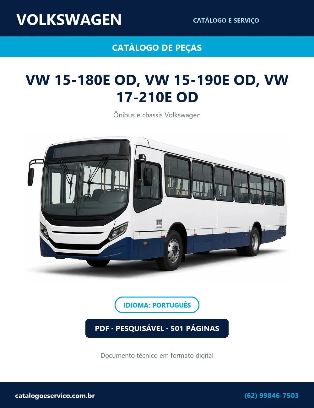 Catálogo de Peças Ônibus VW 15-180E 15-190E 17-210E