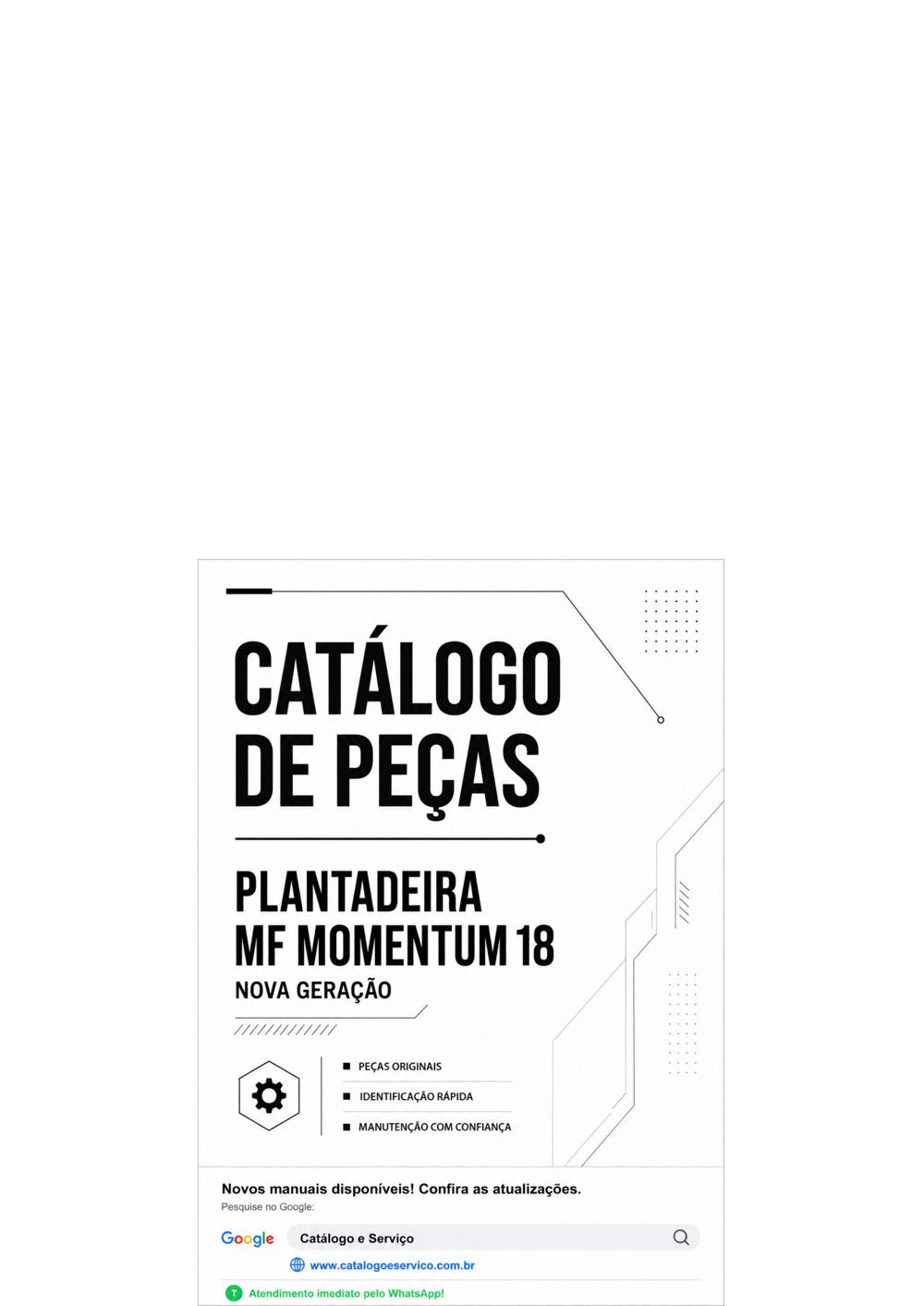 Catálogo de Peças Plantadeira Massey Ferguson Momentum 18