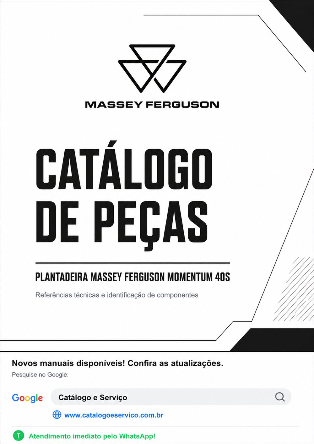 Catálogo de Peças Plantadeira Massey Ferguson Momentum 40S
