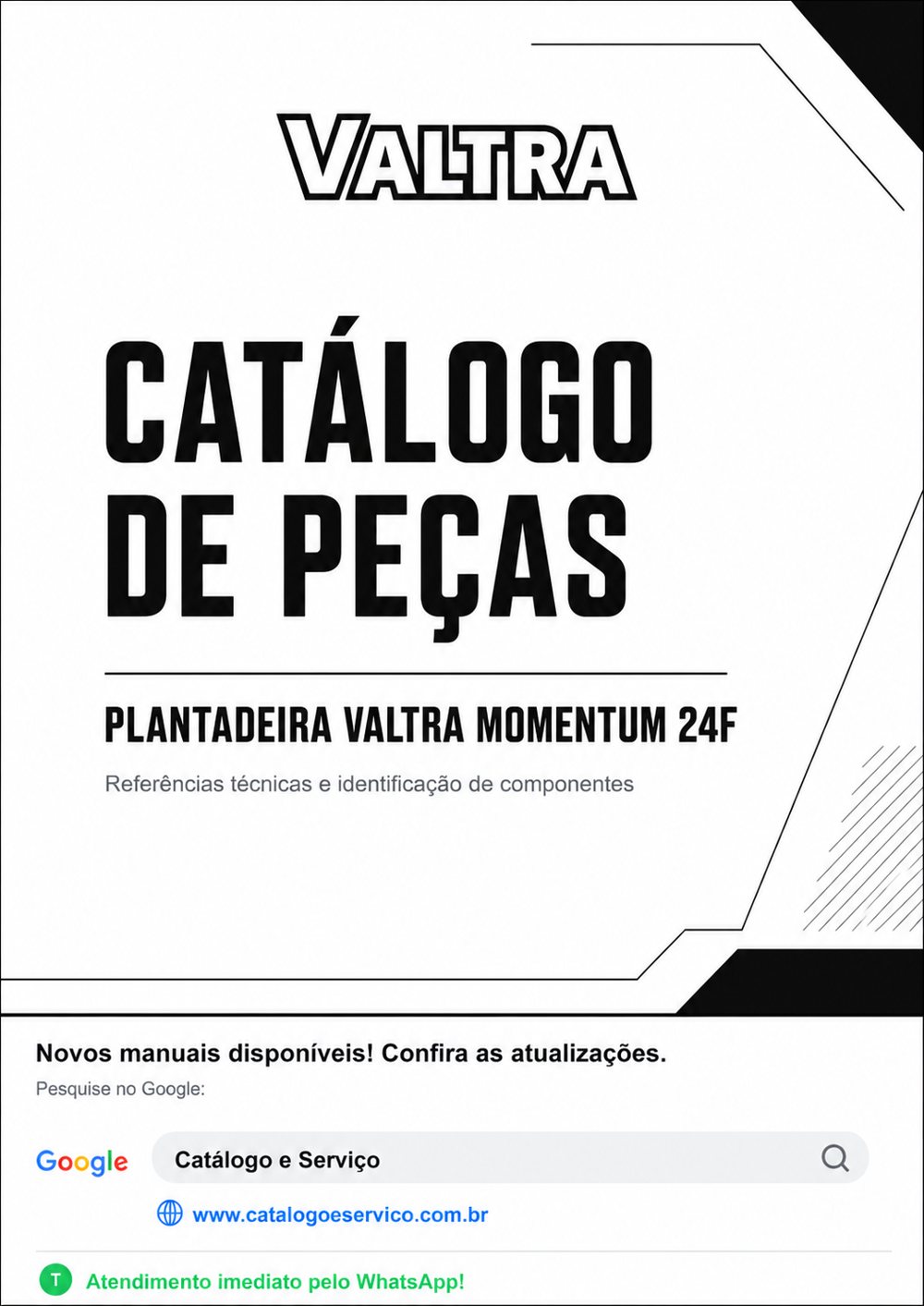 Catálogo de Peças Plantadeira Valtra Momentum 24F