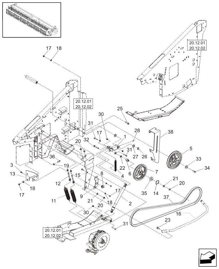 CATALOGO DE PEÇAS PLATAFORMA - 74C - 17F NEW HOLLAND