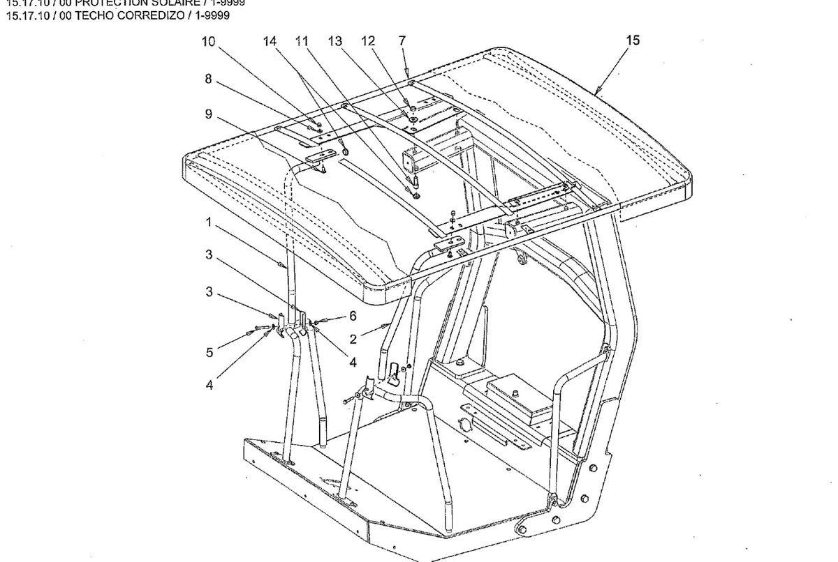 Catálogo de Peças HAMM 3410 / 3411 — vista interna 1