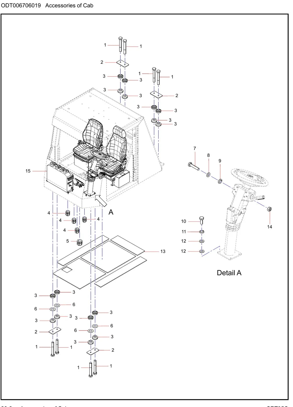 Catálogo de Peças SANY SRT95C — vista interna 1