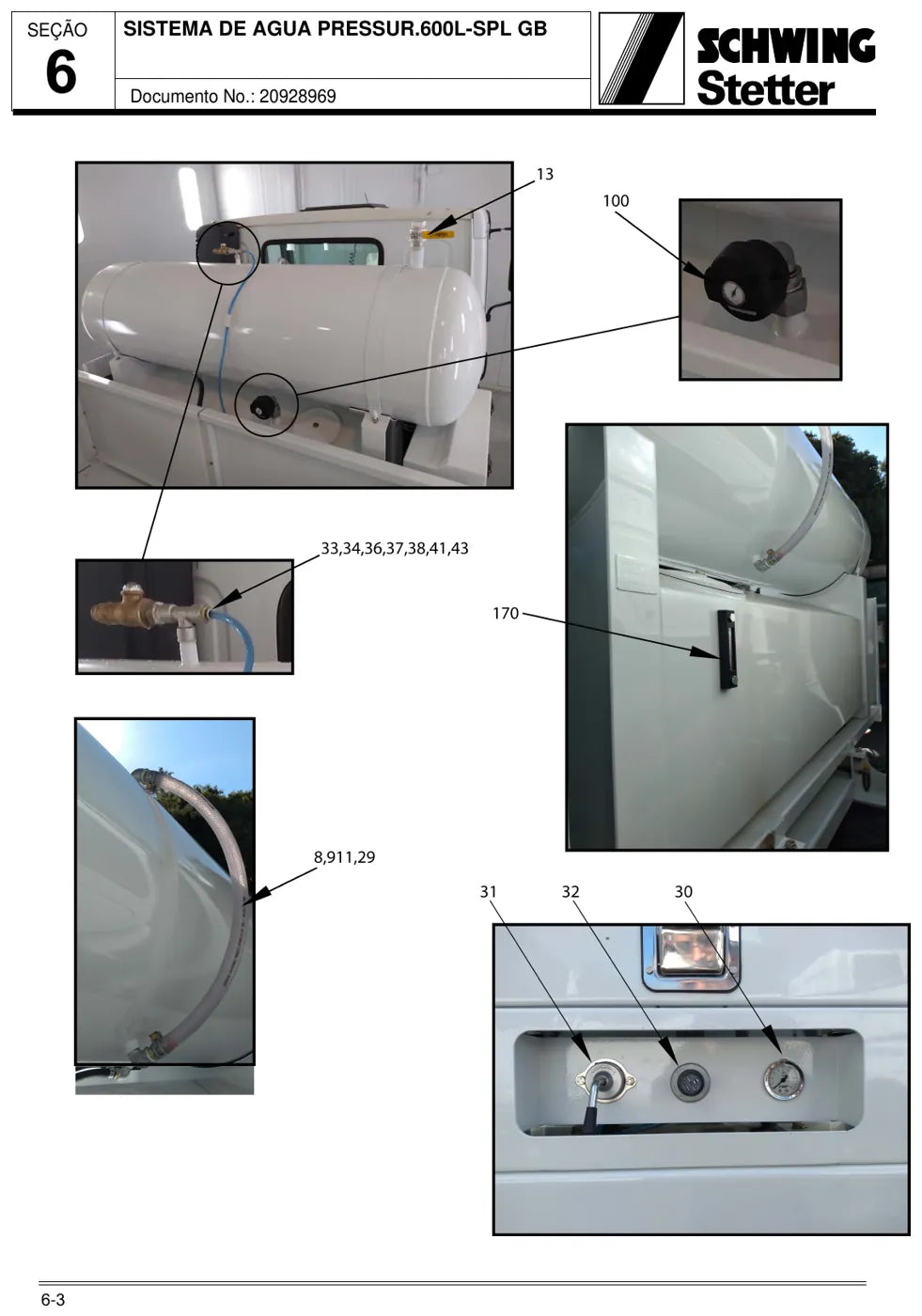 Catálogo de Peças Schwing Stetter SPL 2000 GB — Bomba de Concreto Estacionária — página 4 do documento