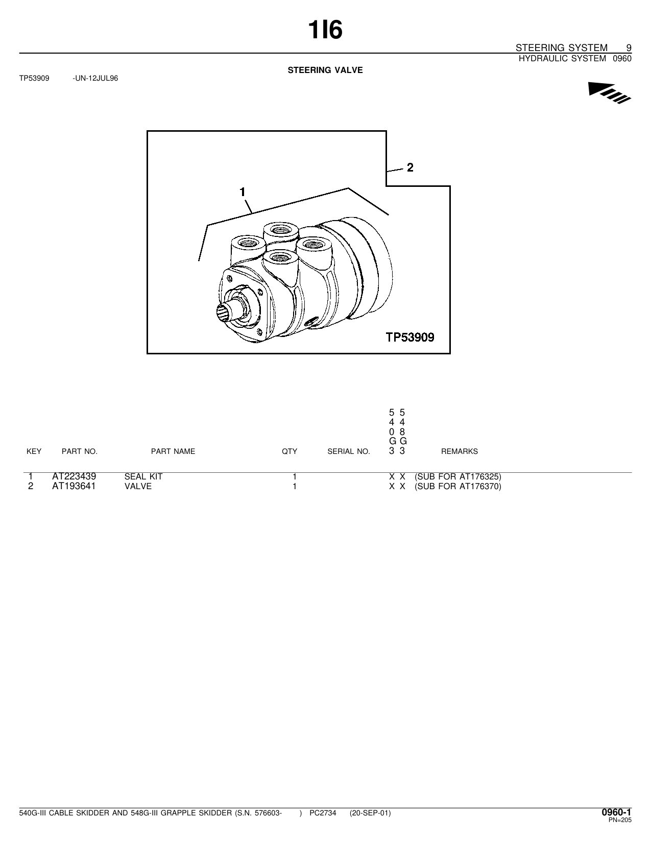 Catálogo de Peças Skidder John Deere 540G-III/548G-III/540G