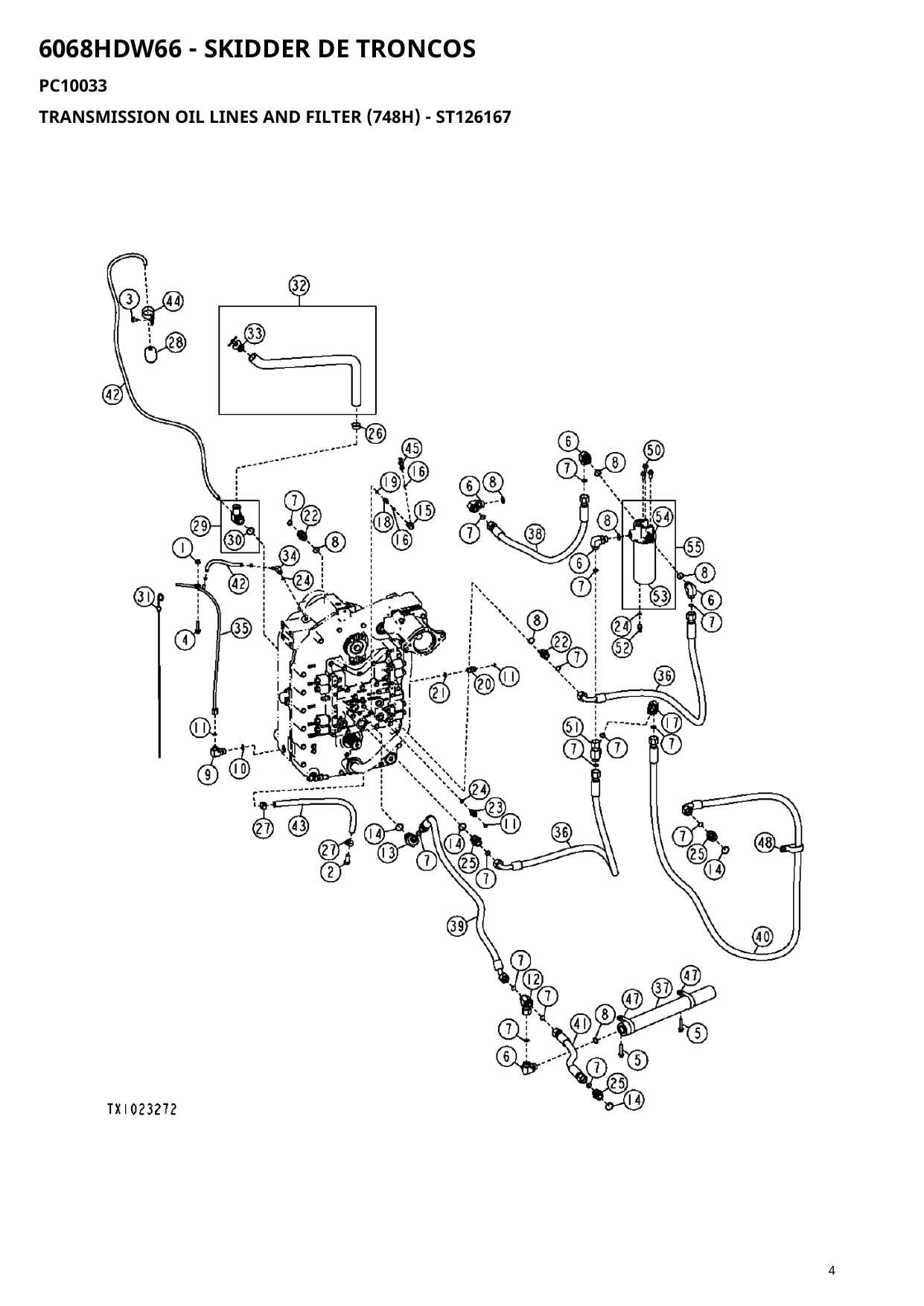 Catálogo de Peças Skidder John Deere 748H/848H