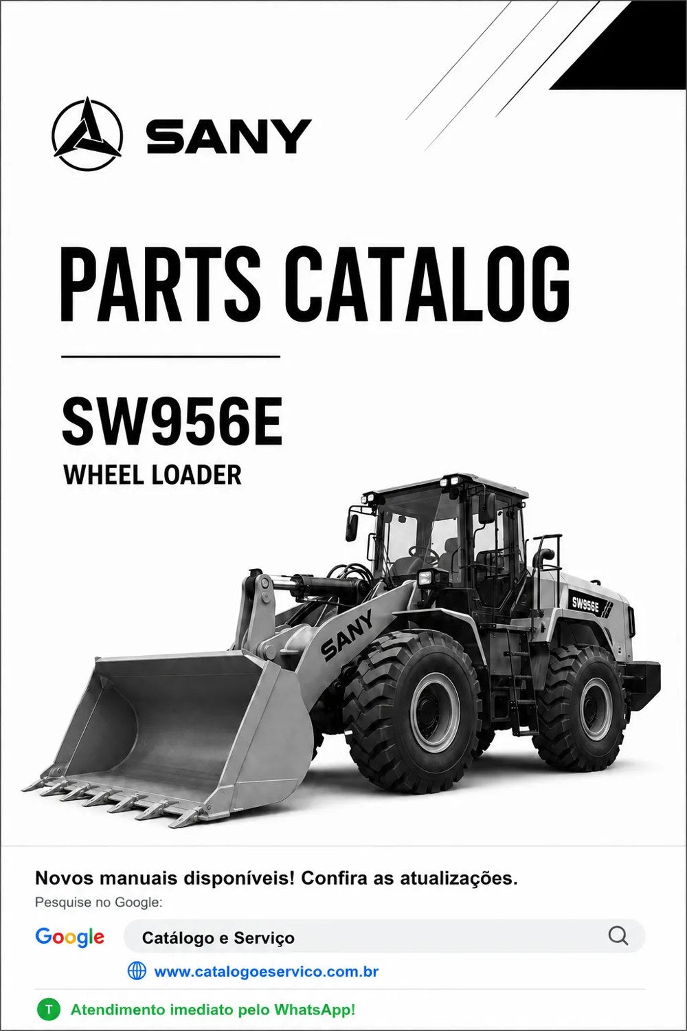 Catálogo de Peças SSR260C-8 Sany Rolo Compactador
