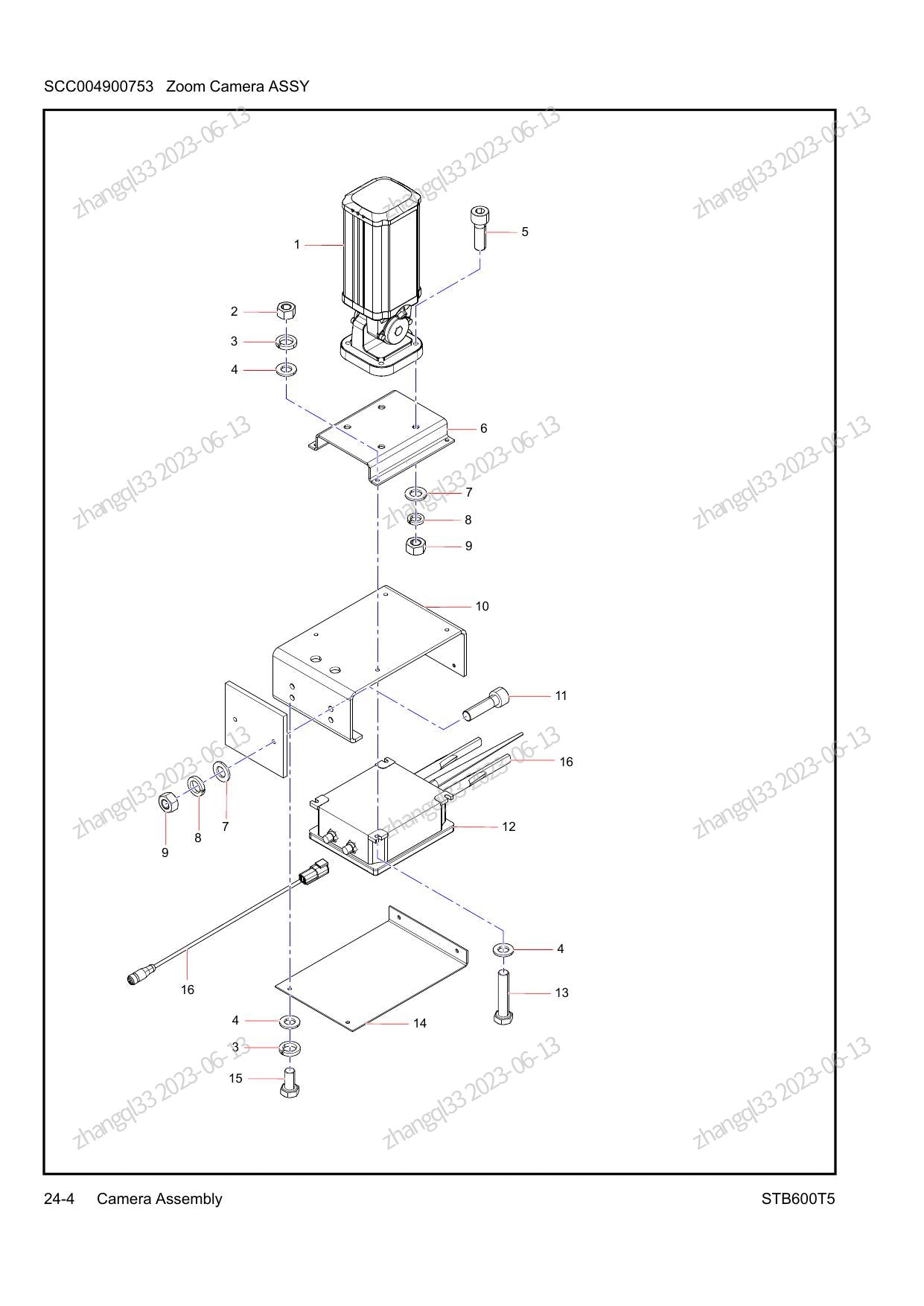 Catálogo de Peças STB600T5 Sany Guindaste de Esteiras - página 3