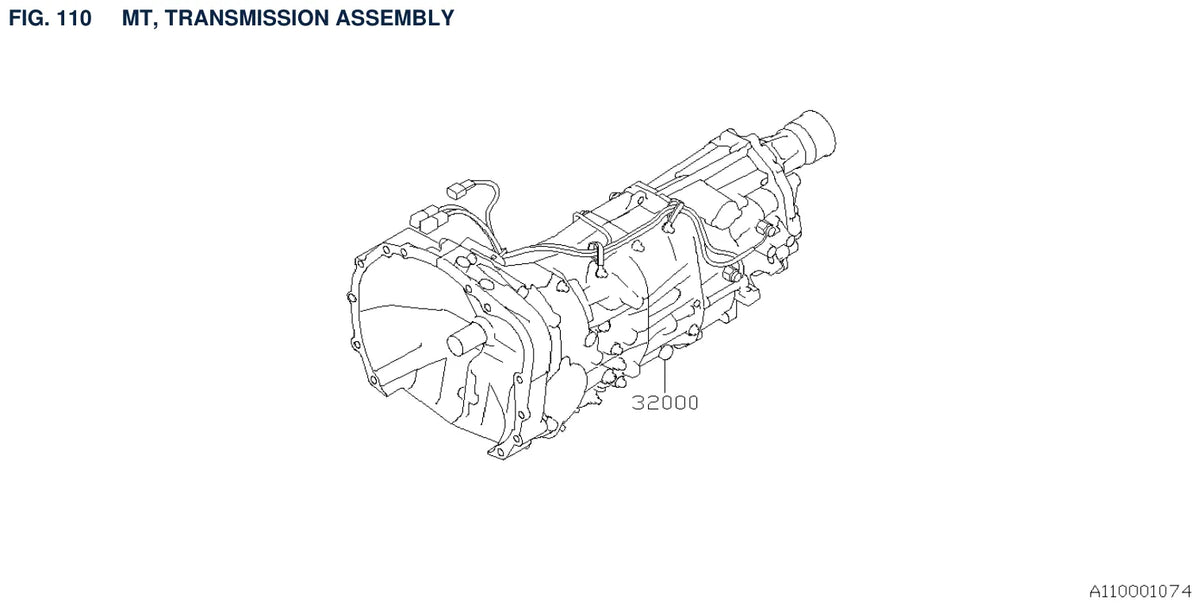 Vista explodida do Catálogo de Peças Subaru Legacy 2009-2014 — exemplo 4