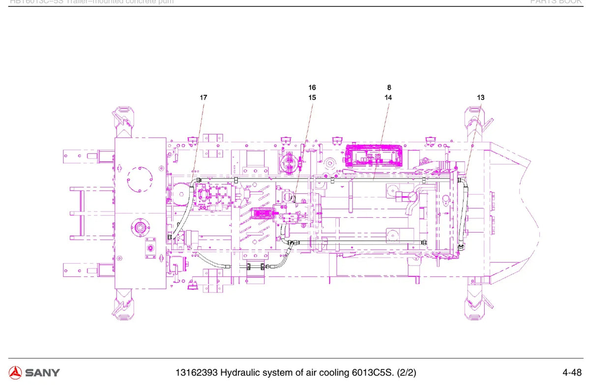 Catálogo de Peças SANY HBT6013C-5S — vista interna 3