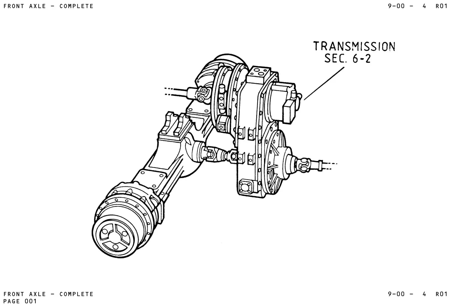 Catalogo De Peças TEREX - 2566C-2766C - Caminhao Articulado — vista explodida
