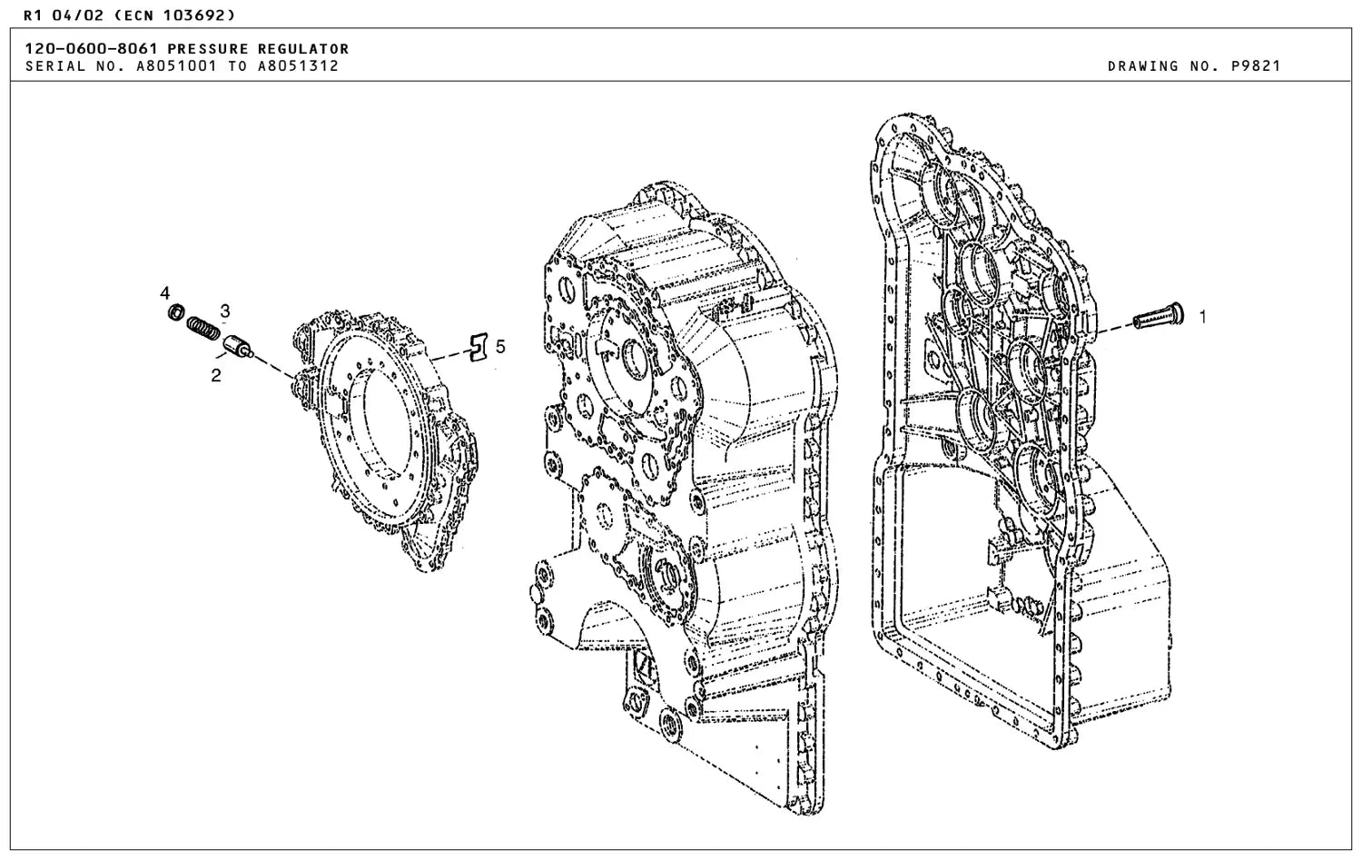 Catalogo De Peças TEREX - TA25\TA27 - Caminhão Articulado — vista explodida