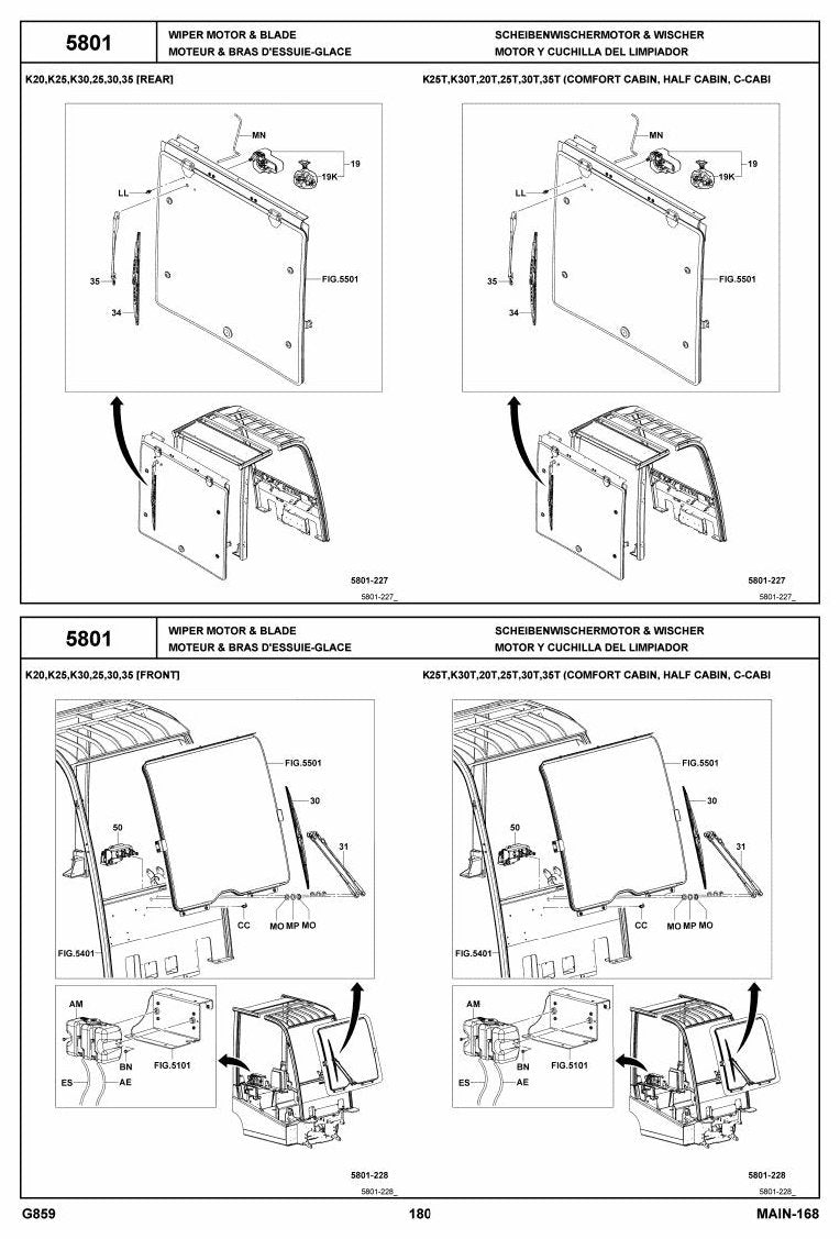 Catálogo de Peças Toyota 05-8FBM20T,25T,30T,35T, 05-8FBMK25T,30T Empilhadeira Elétrica — vista explodida 3