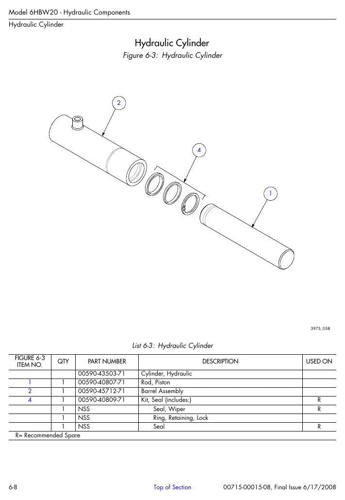 Catálogo de Peças Toyota 6HBW20 Transpaleteira Elétrica — vista explodida 4