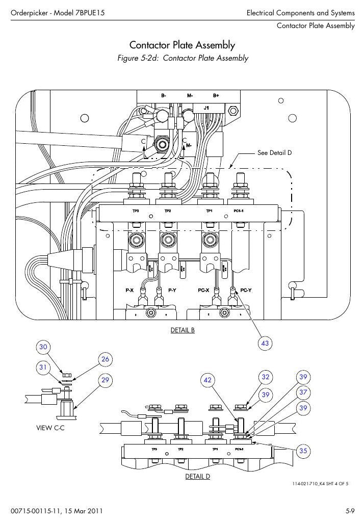 Catálogo de Peças Toyota 7BPUE15 Empilhadeira Elétrica Stand-Up — vista explodida 2