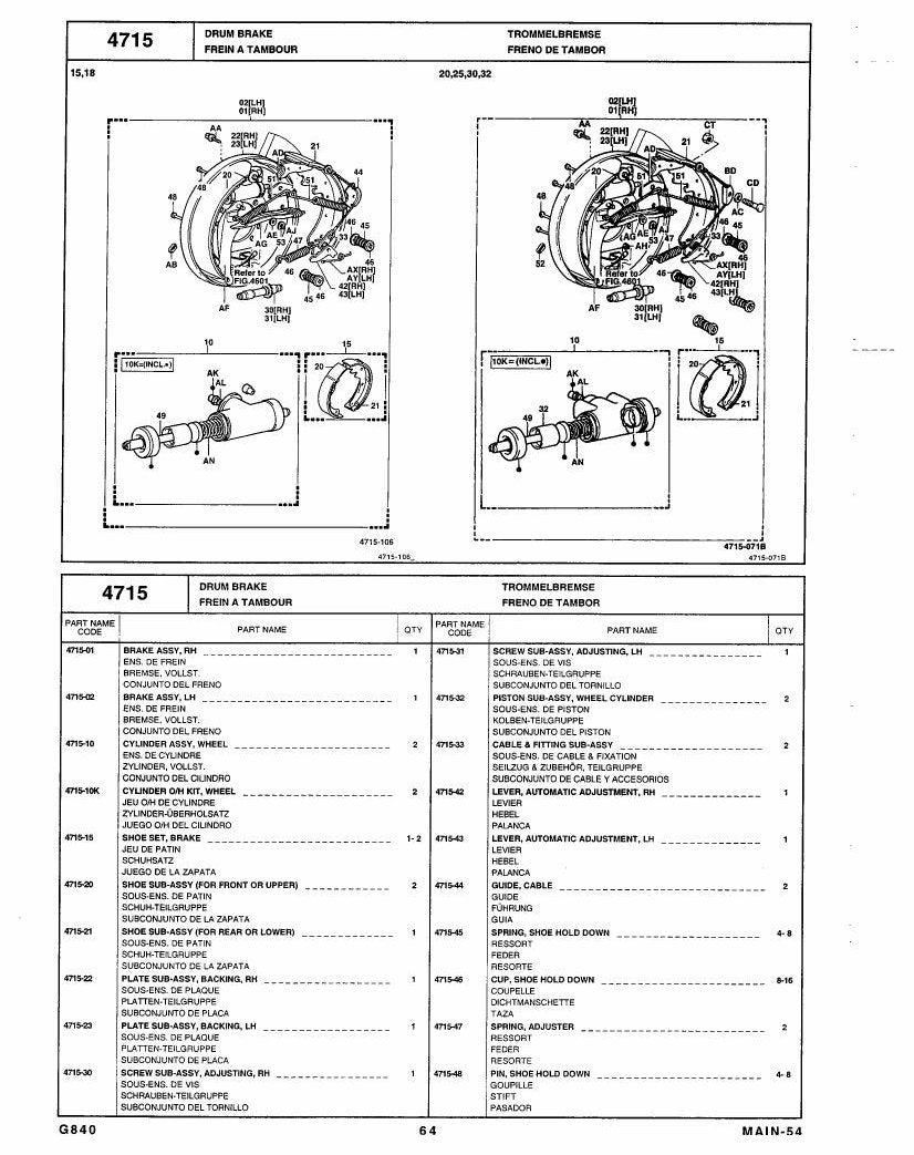 Catálogo de Peças Toyota 7FBCU15-32, 7FBCHU25, 30-7FBCU15-32, 30-7FBCHU25 Empilhadeira Elétrica — vista explodida 4