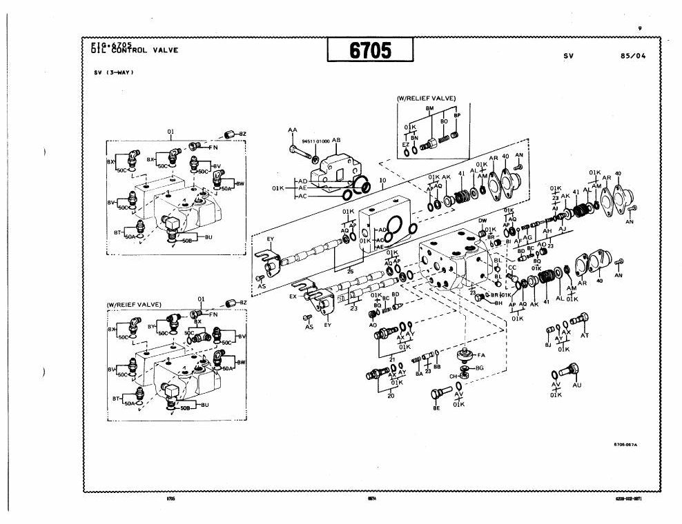 Catálogo de Peças Toyota FBA20,25, 20-FBA20,25, 30-FBA20,25, 40-FBA20,25 Empilhadeira Elétrica — vista explodida 2