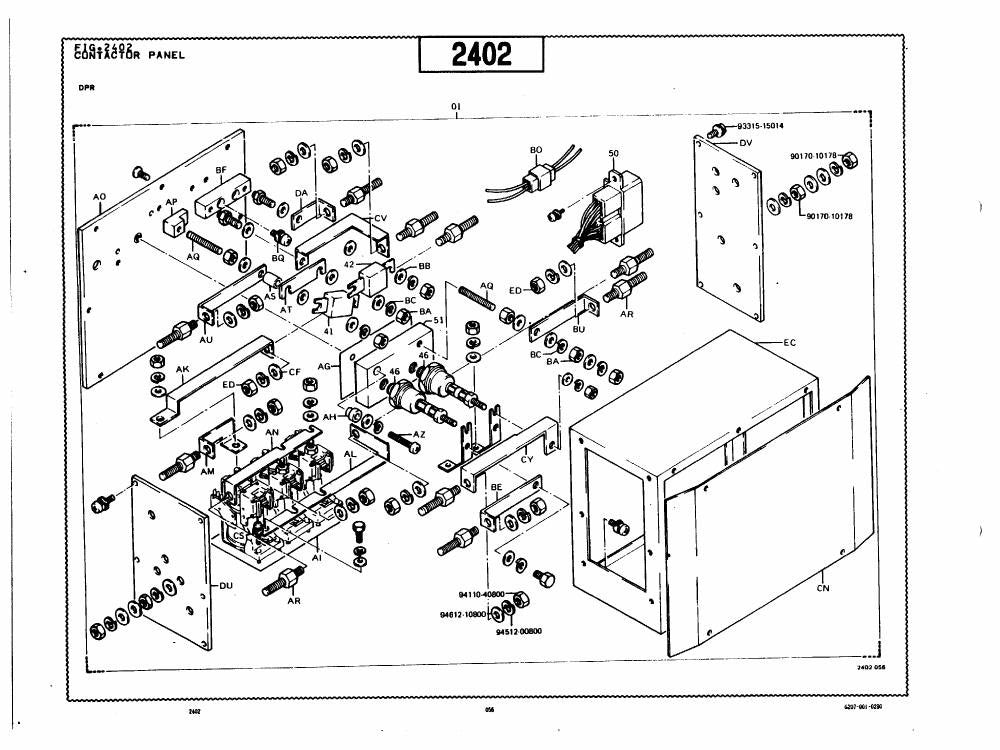 Catálogo de Peças Toyota FBCA30, 30-FBCA30 Empilhadeira Elétrica — vista explodida 3
