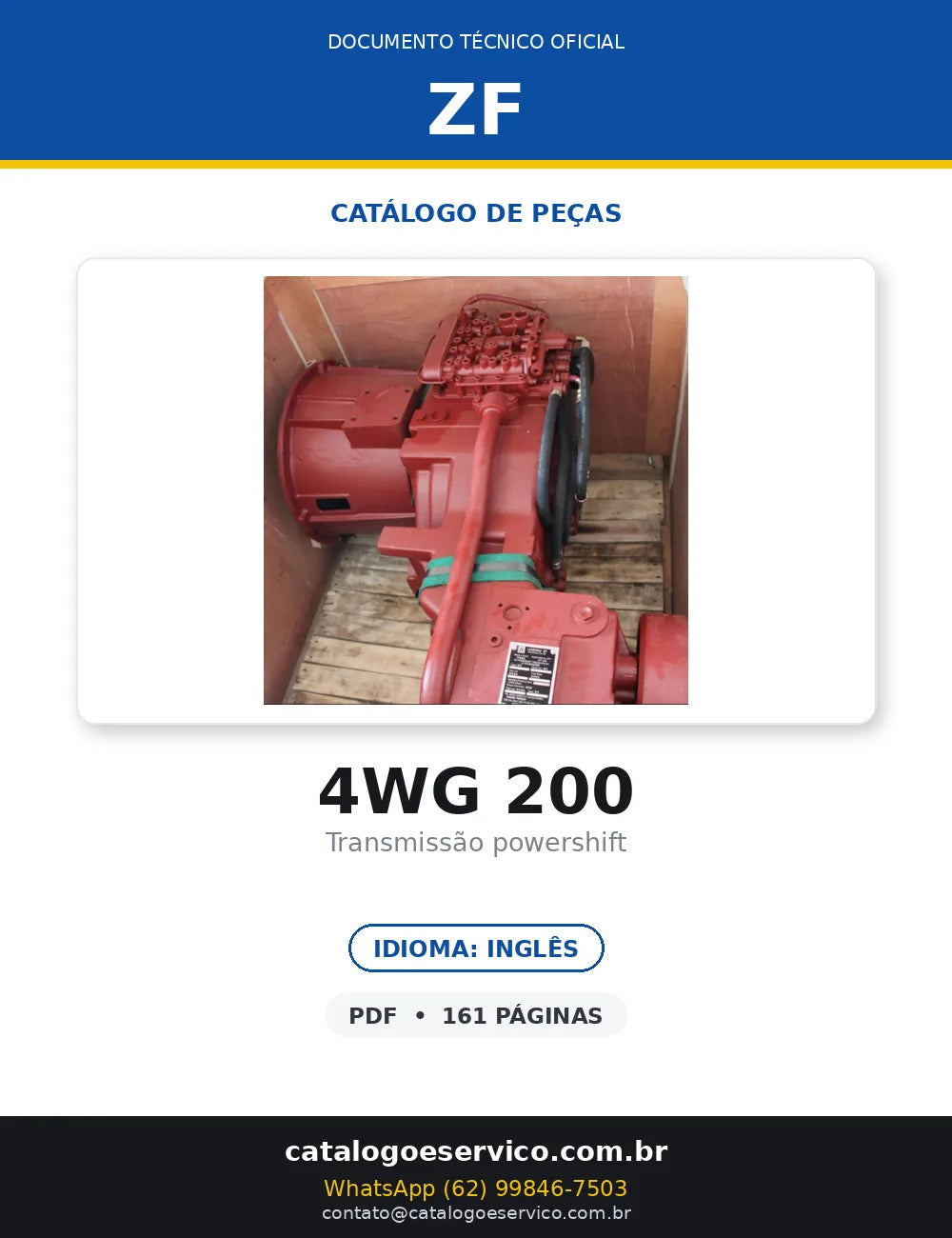 Zf Transmissão 4WG 200 — transmissão, foto do produto 1