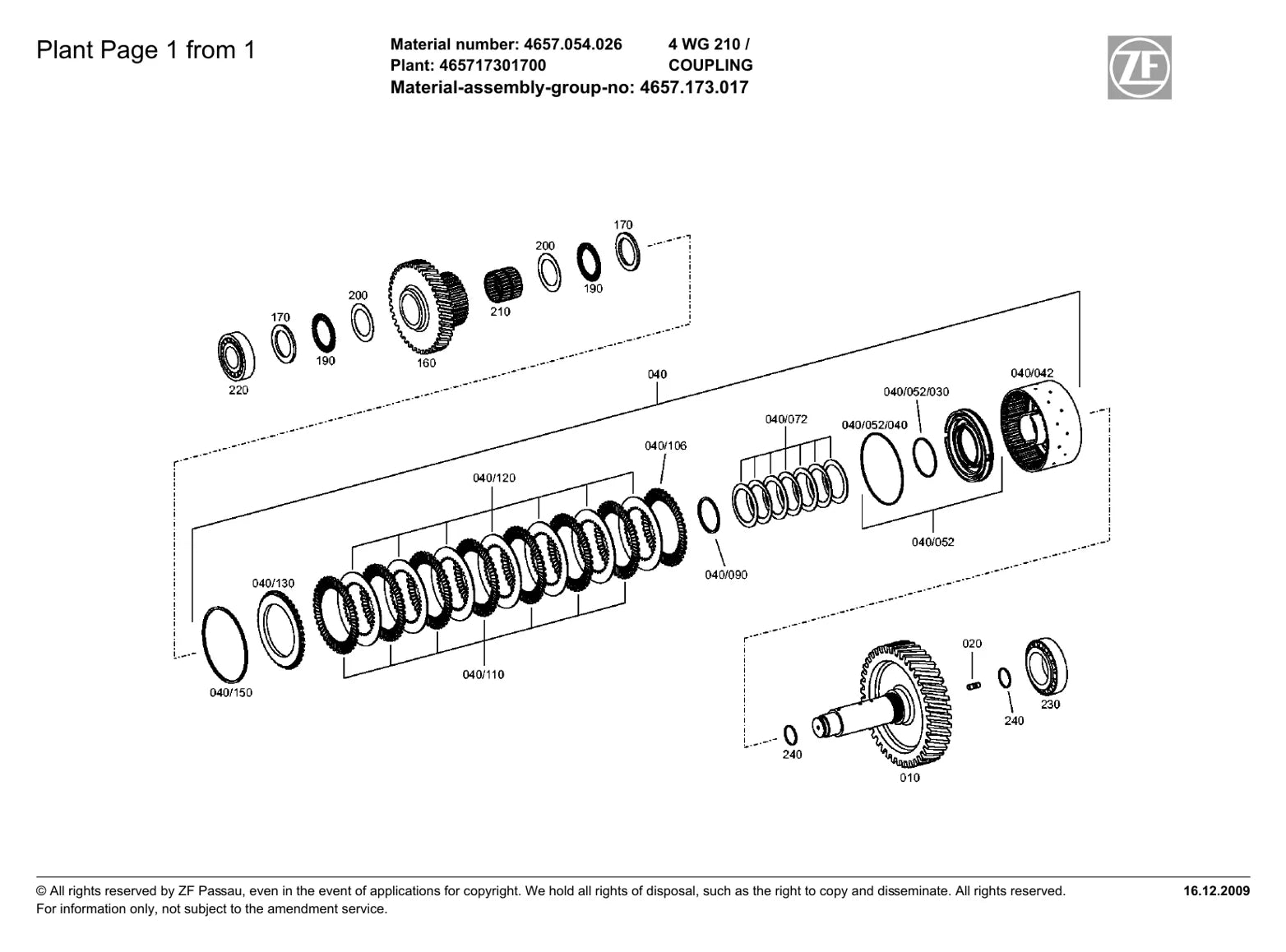 Zf Transmissão 4WG210 — transmissão, foto do produto 3