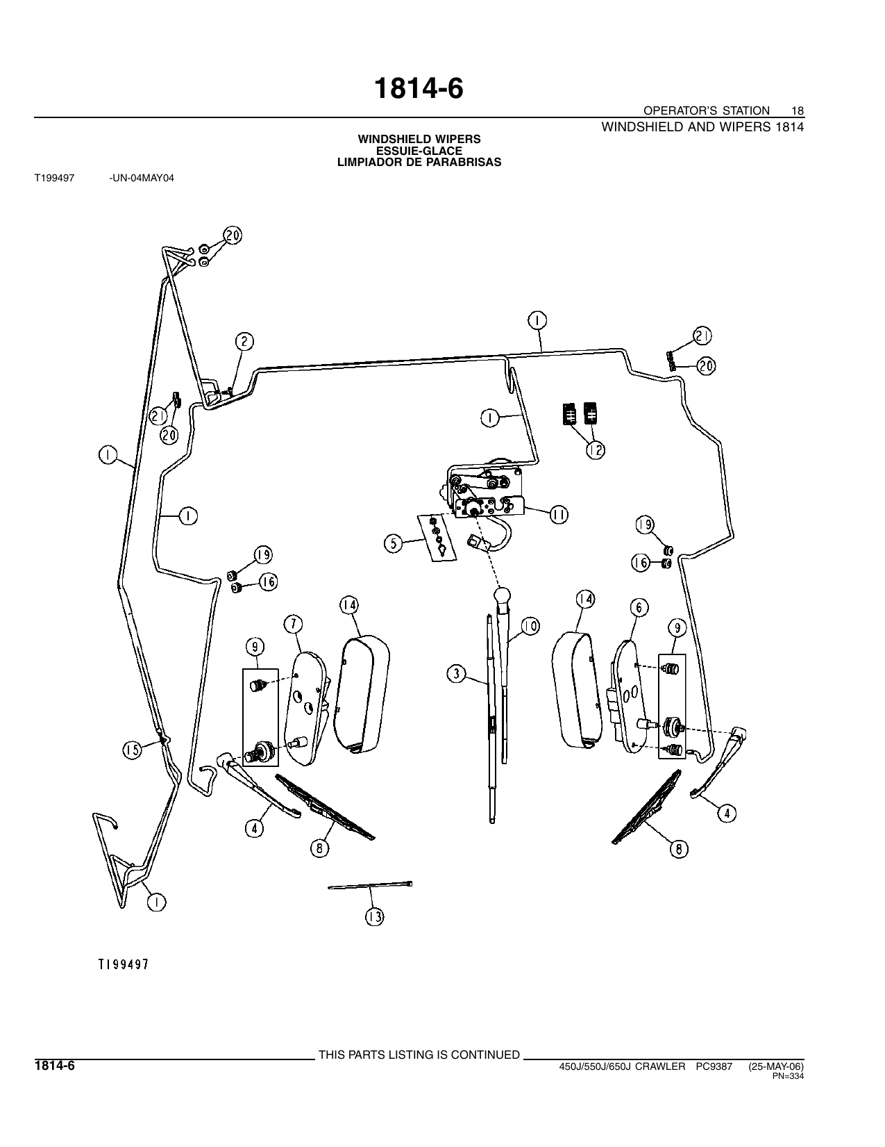 Catálogo de Peças Trator de Esteira John Deere 450J/550J/650J