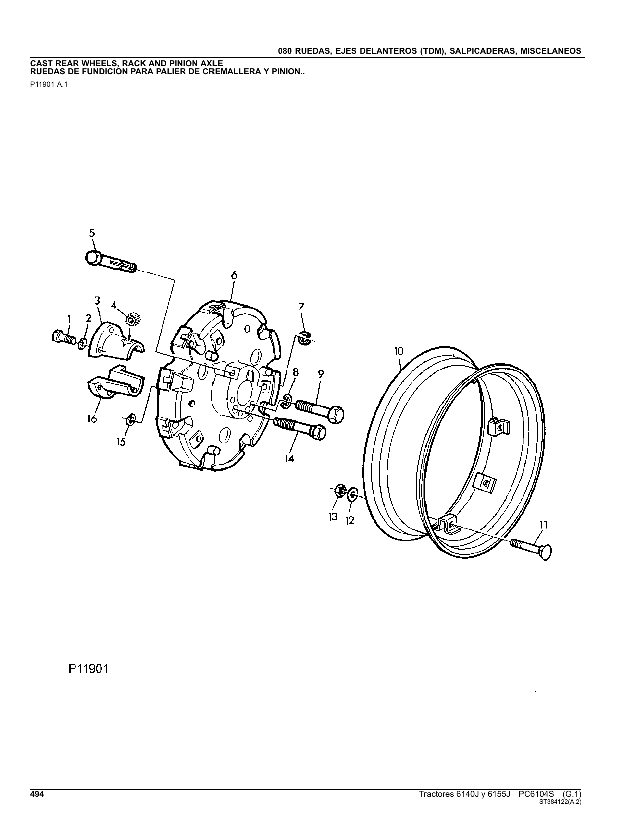 Catálogo de Peças Trator John Deere 6140J/6155J