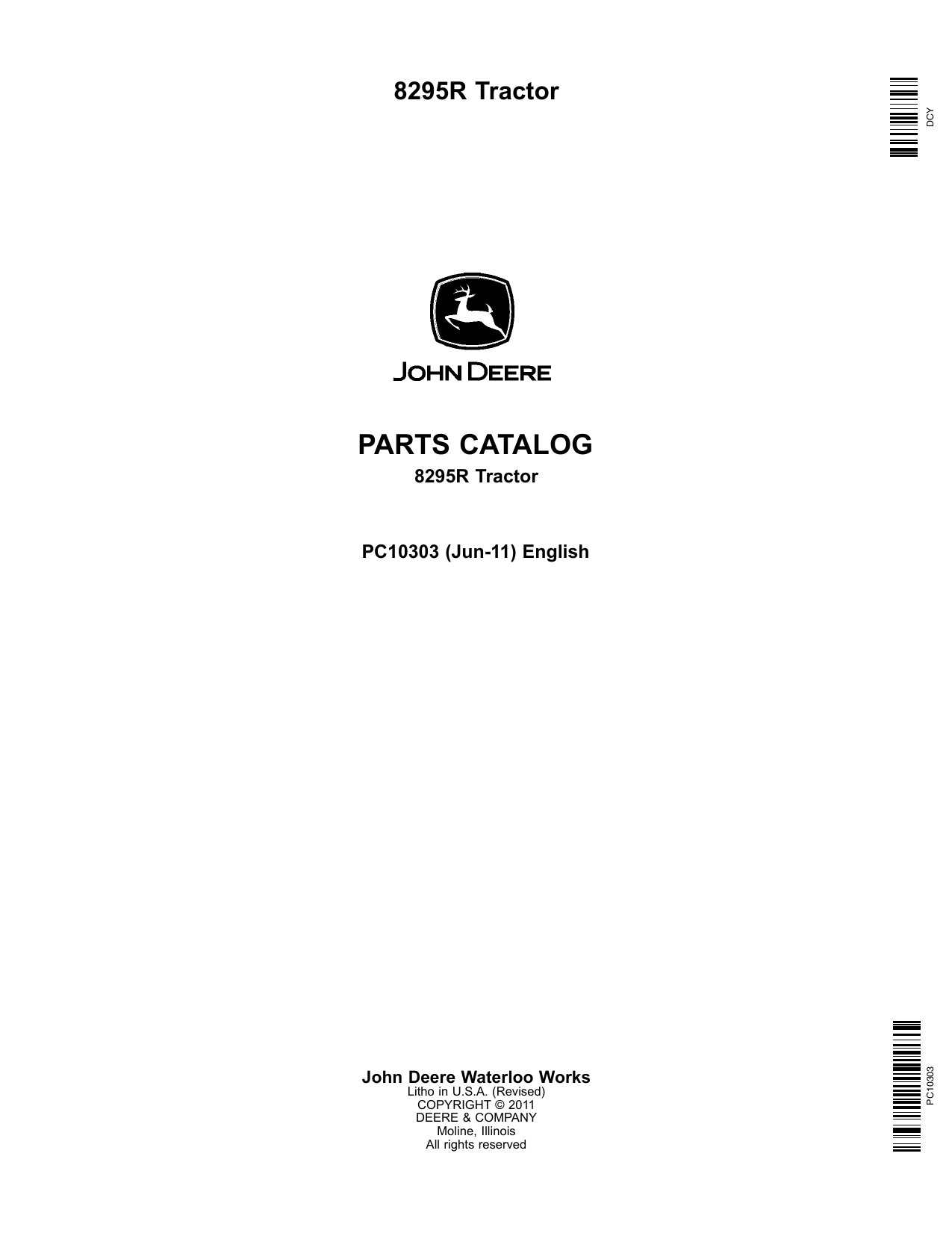 Catálogo de Peças Trator John Deere 8295R