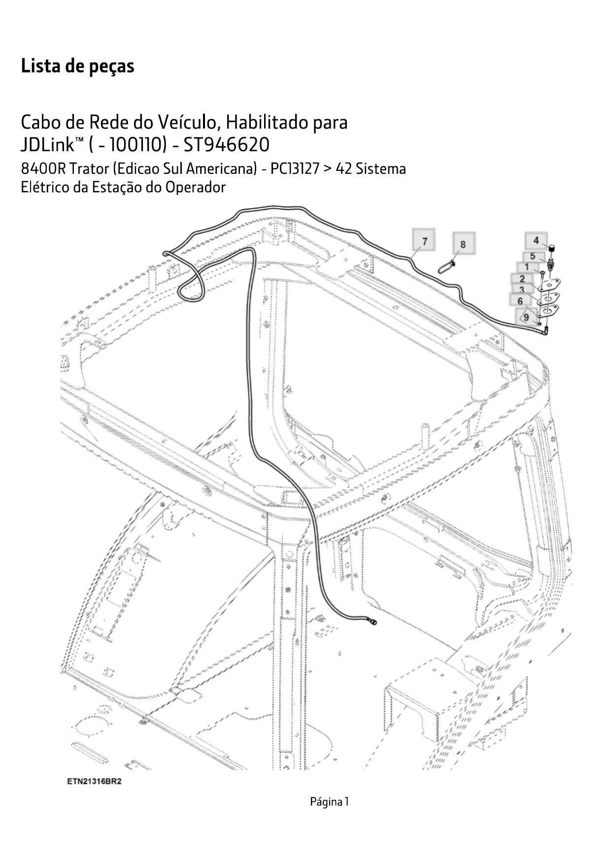 Catálogo de Peças Trator John Deere 8400R
