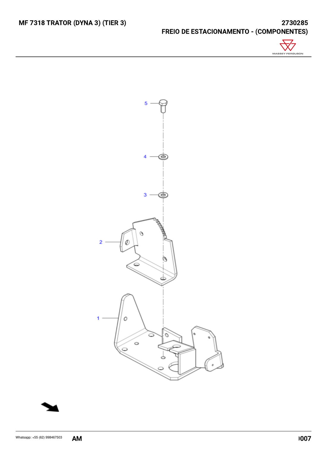 Catálogo de Peças Trator Massey Ferguson 7318