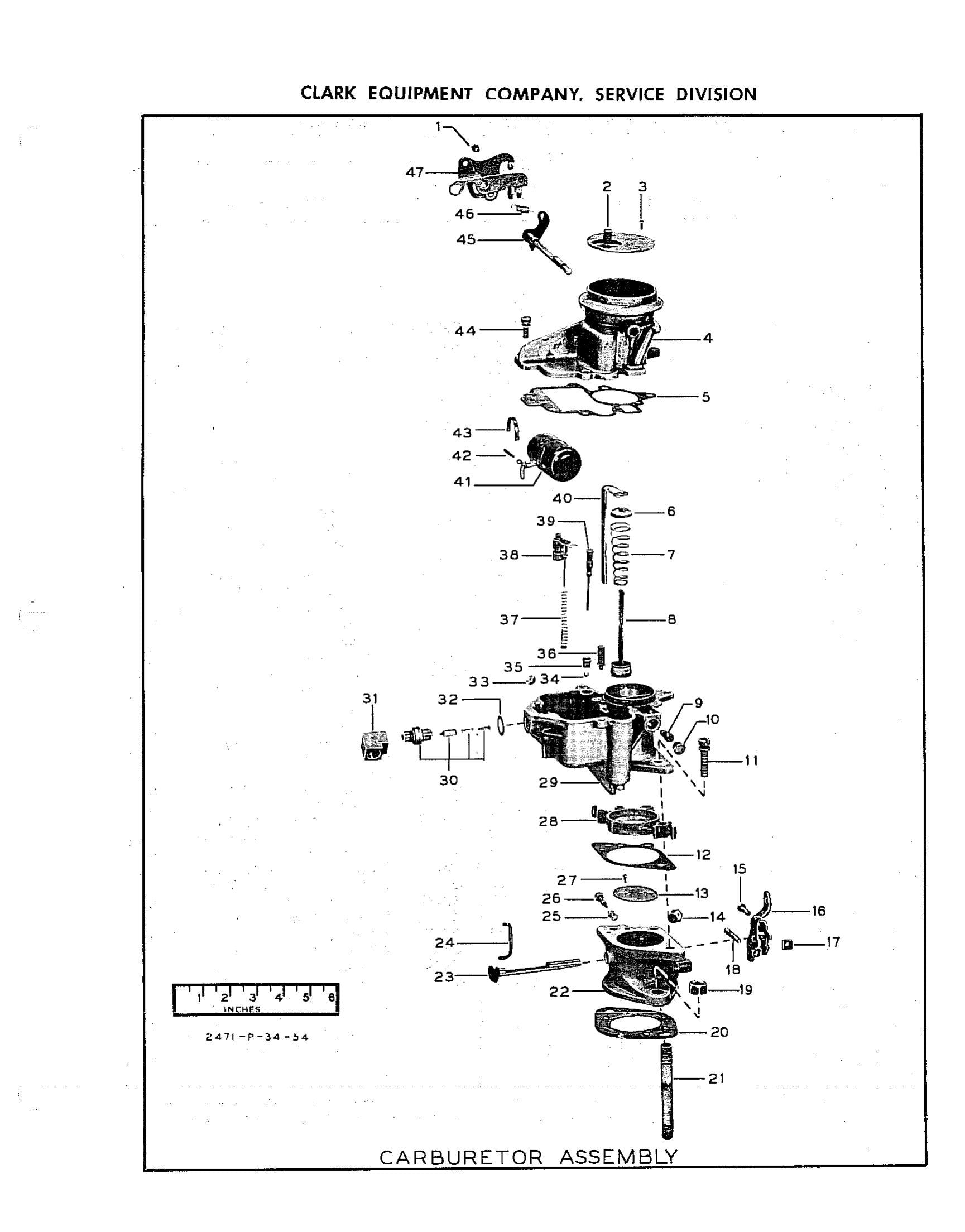 Catálogo de Peças Trator Rebocador Clark Clarktor 120 B (Book 48B) - página interna