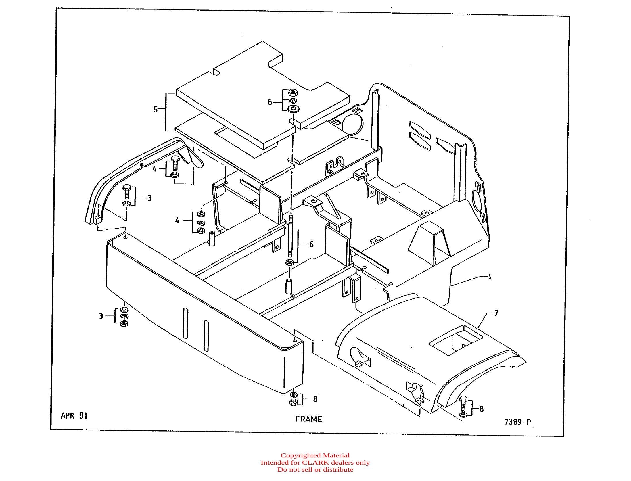 Catálogo de Peças Trator Rebocador Clark Clarktor Gas Automatic (Book X160) - página interna