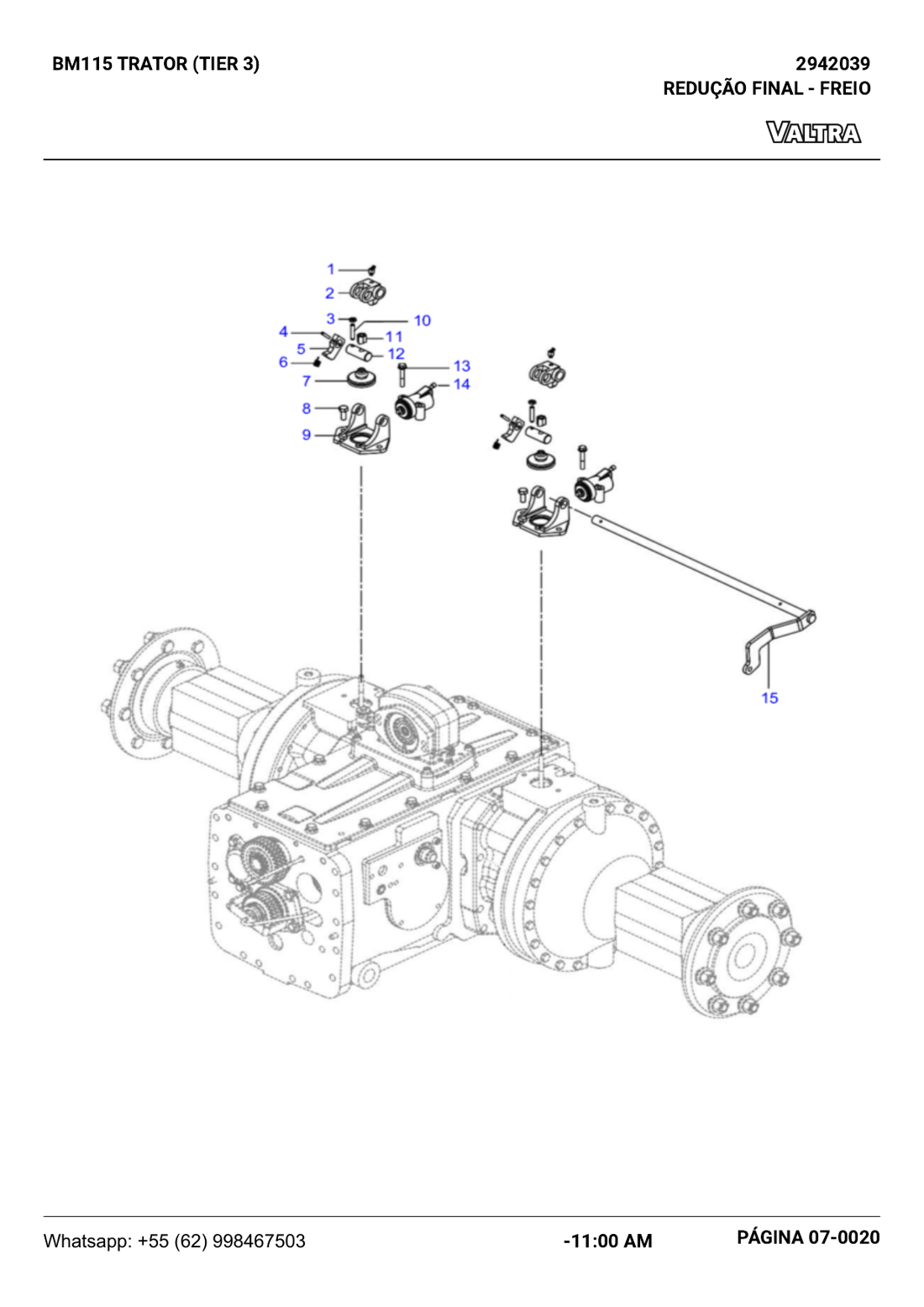 Catálogo de Peças Trator Valtra BM115