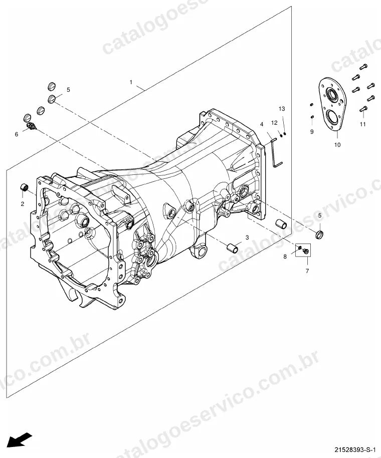 Vista explodida do catálogo de peças Valtra A74SC — figura 4