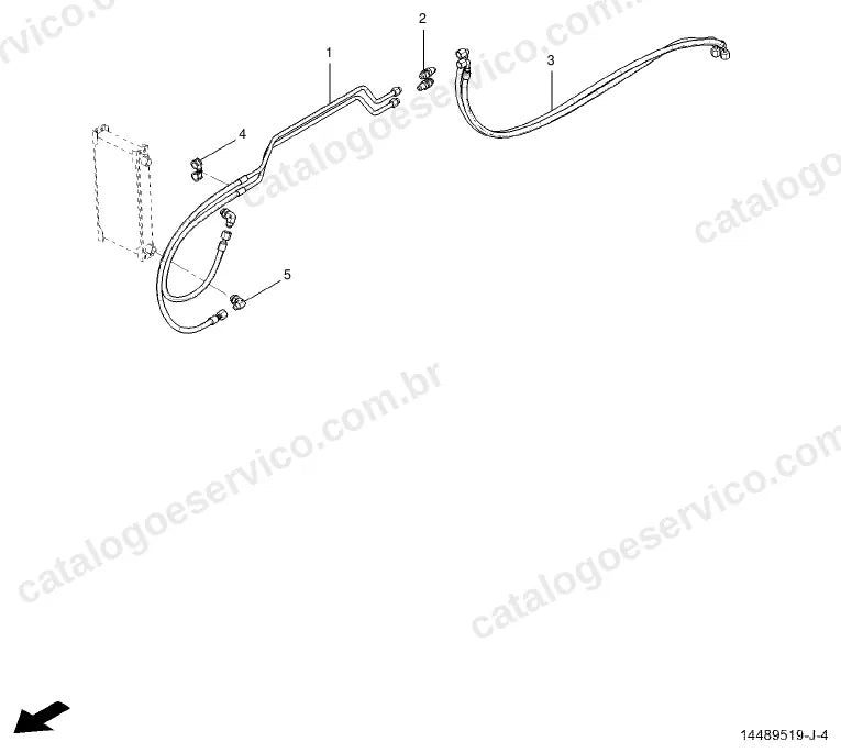 Vista explodida do catálogo de peças Valtra A750E — figura 2