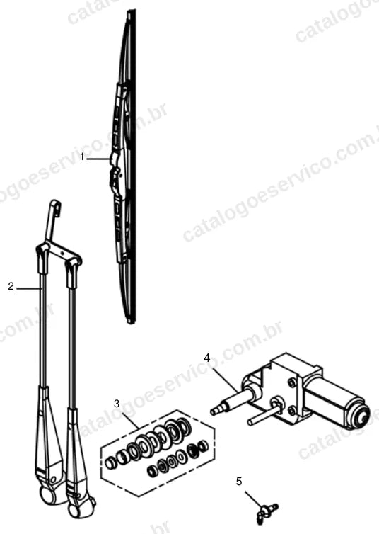 Vista explodida do catálogo de peças Valtra BS 3020 — figura 3