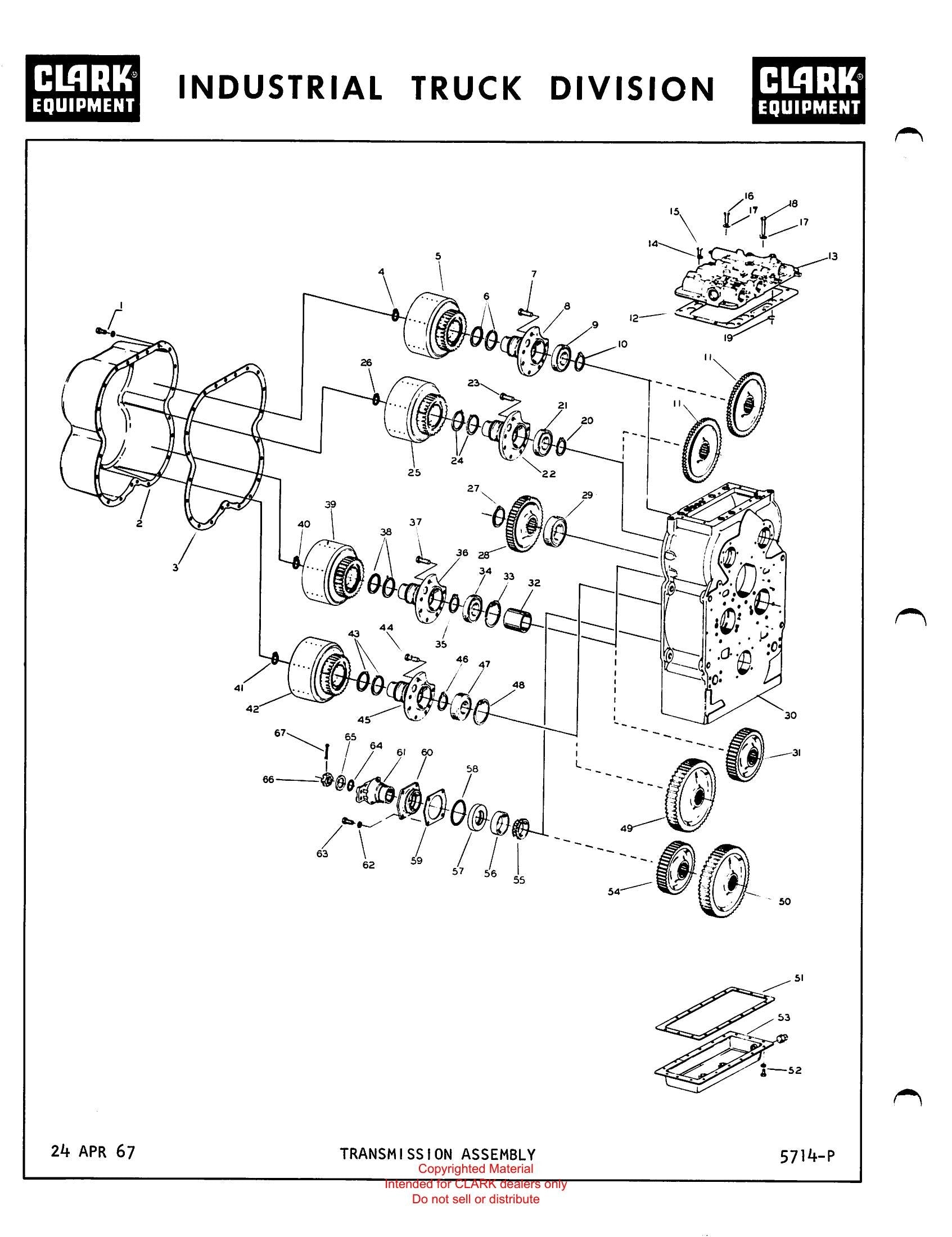 Catálogo de Peças Van Carrier Clark Matson Series 510 Van Carrier (Book X139) - página interna