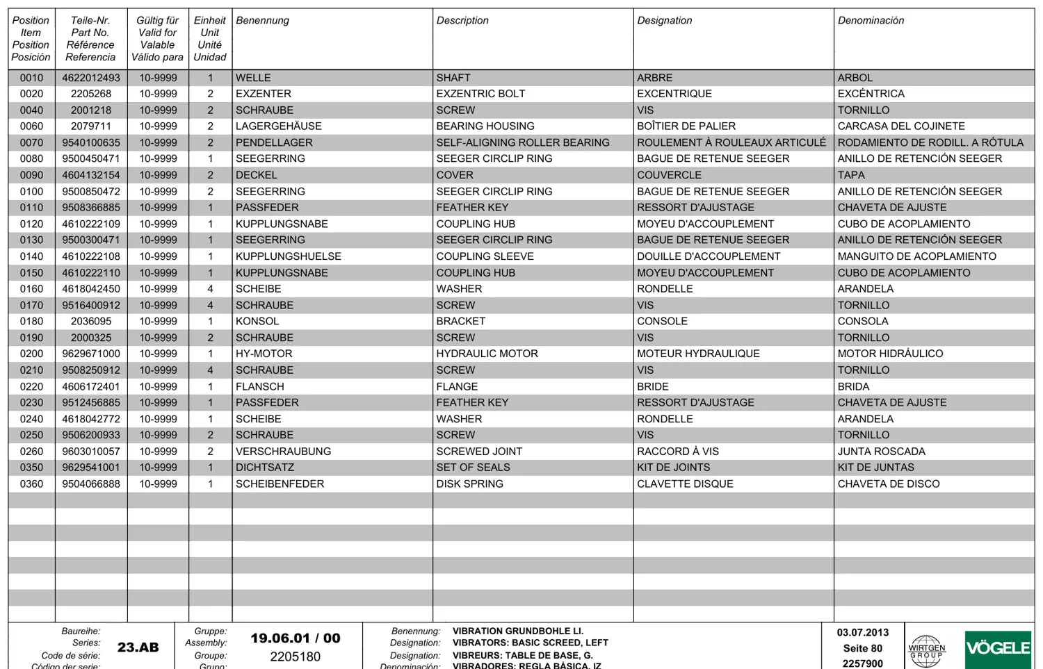 Vögele AB500-3 (TV 23.AB) — vista 1 do documento