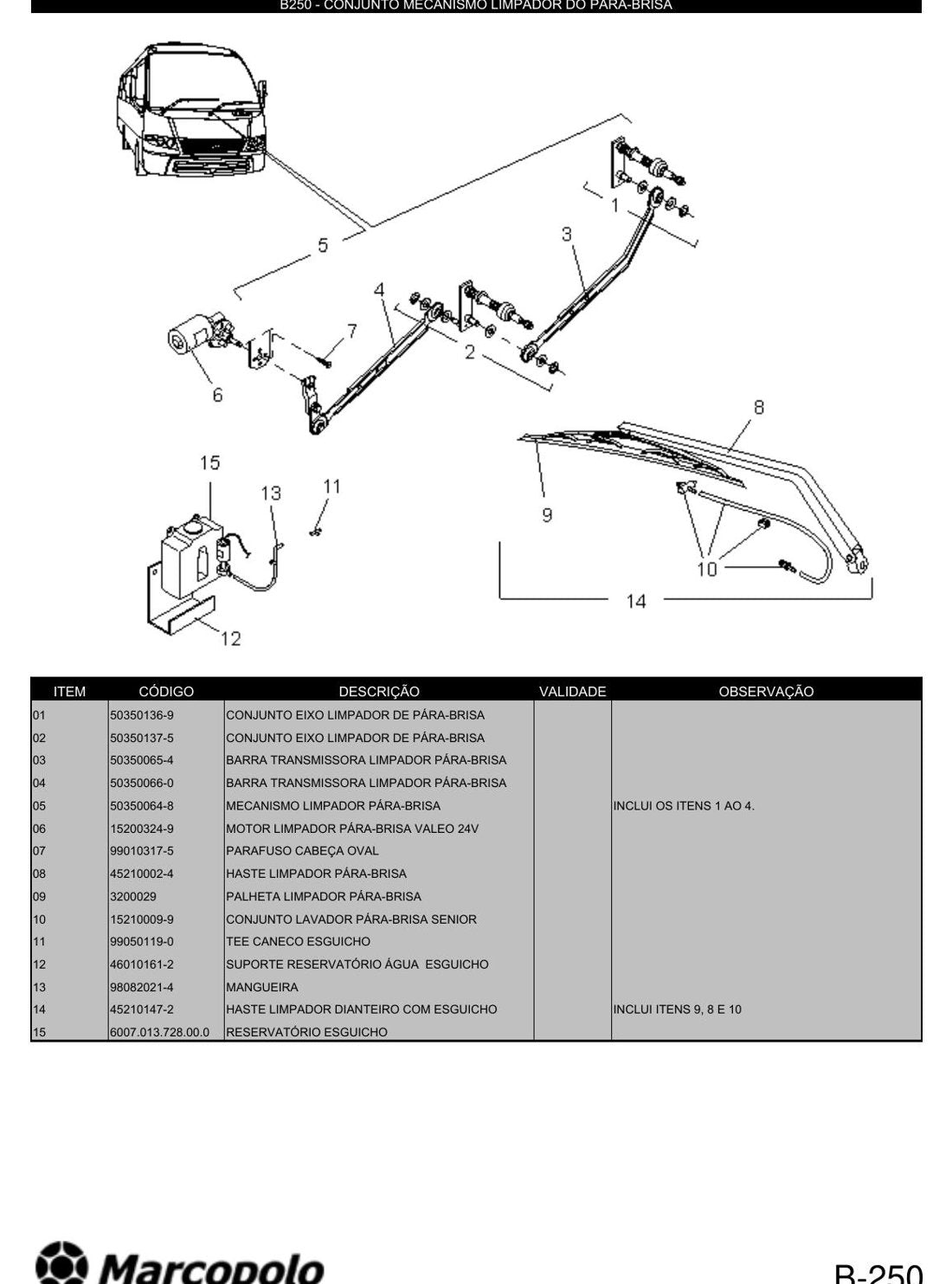 Catálogo de Peças Volare Volare V8 - versão Caminhos da Escola 2008 - Micro-ônibus - página 2