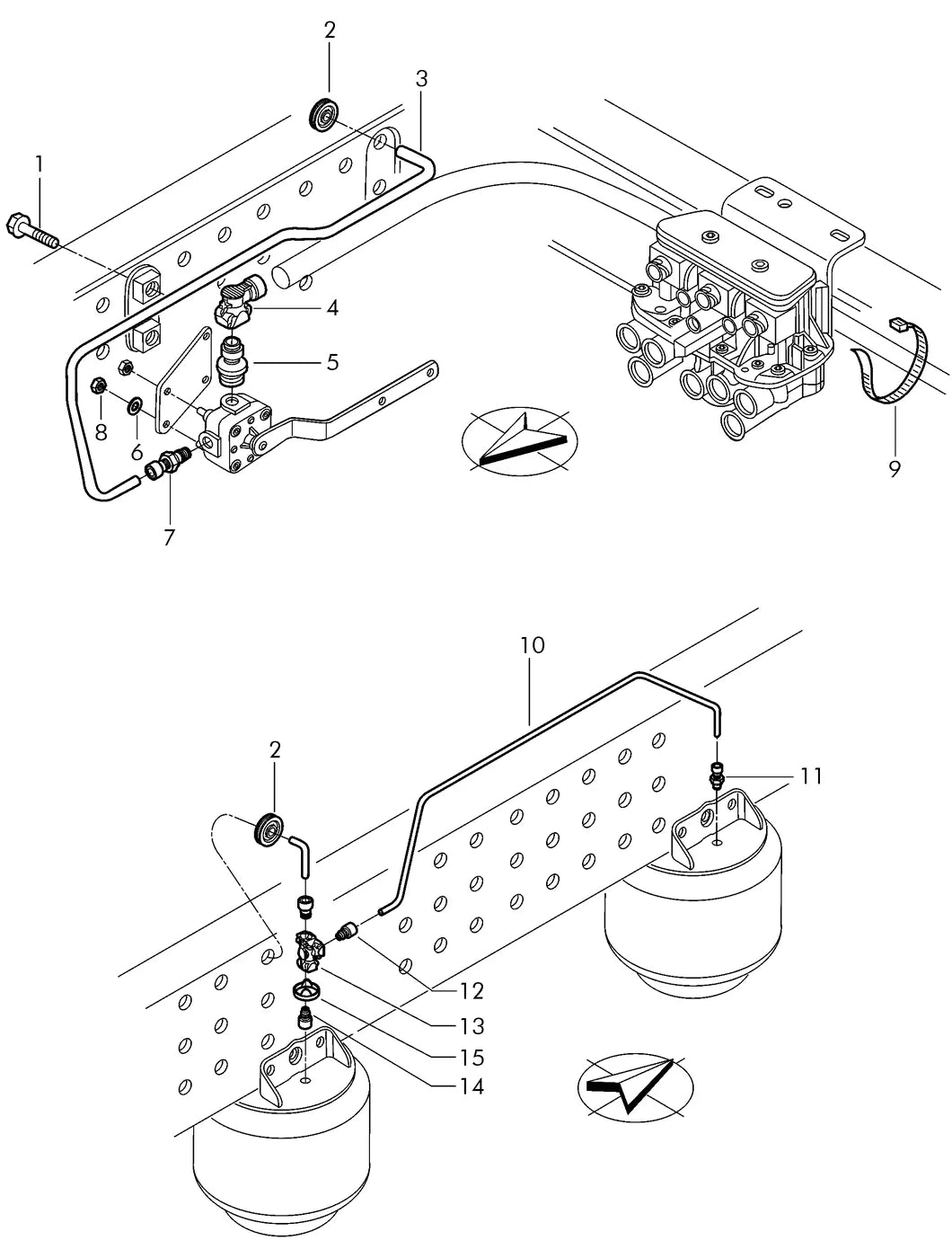 Vista explodida 4 do catálogo de peças VW Volksbus 11.180 OD Micro-ônibus Euro VI
