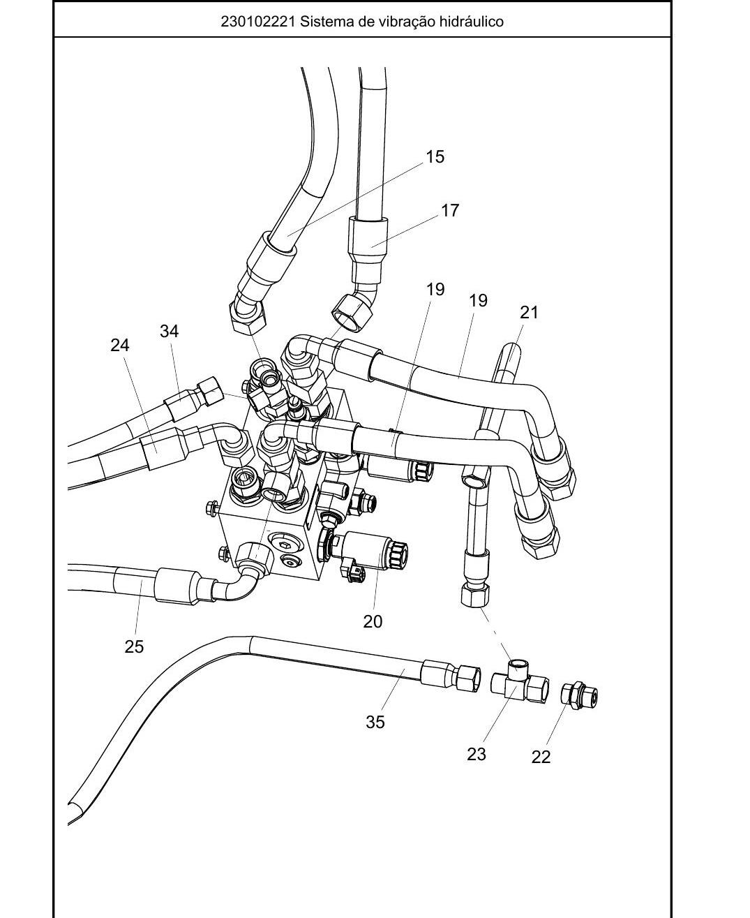 Catálogo de Peças XD103 XCMG Rolo Compactador Tandem - página estratégica 1