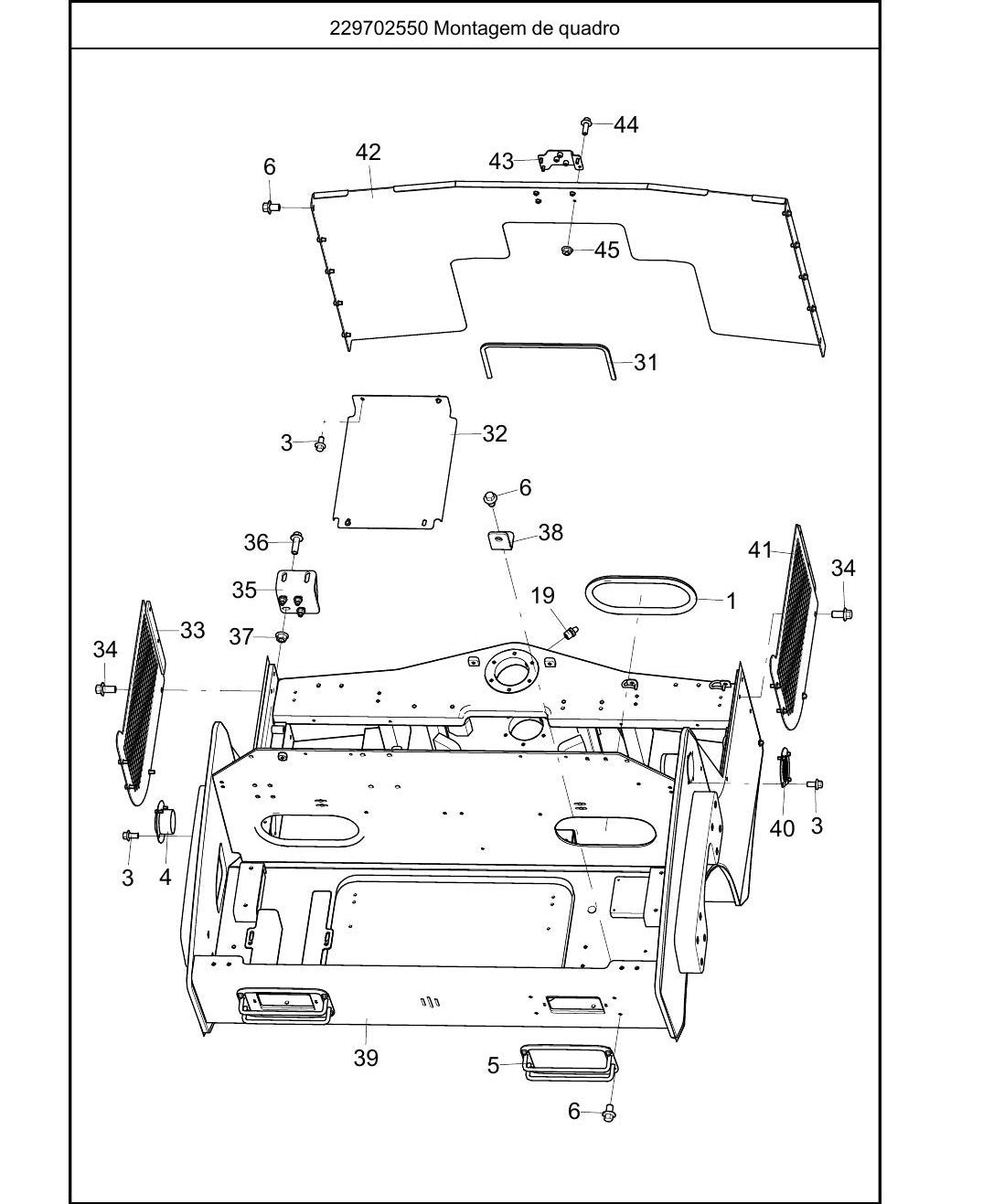 Catálogo de Peças XMR403S XCMG Rolo Compactador Tandem - página estratégica 1