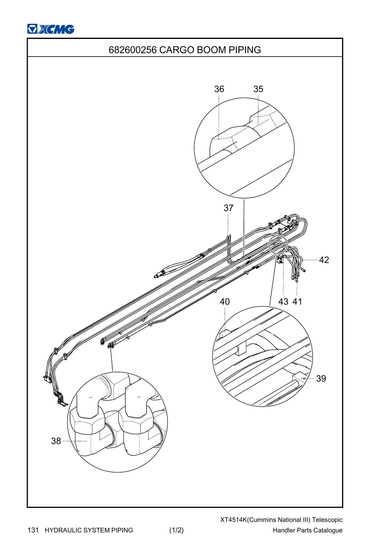 Catálogo de Peças XT4514K XCMG Manipulador Telescópico - página 3