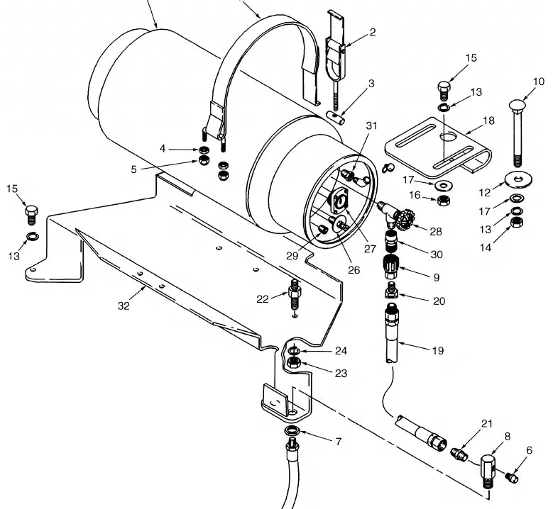 Catálogo de Peças Yale GLP050ZG GP060ZG A875 — página interna 1