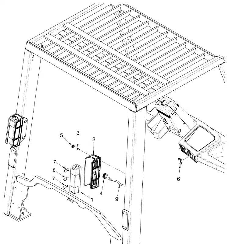 Catálogo de Peças Yale GLP080LJ GP120MJ C813 — página interna 1