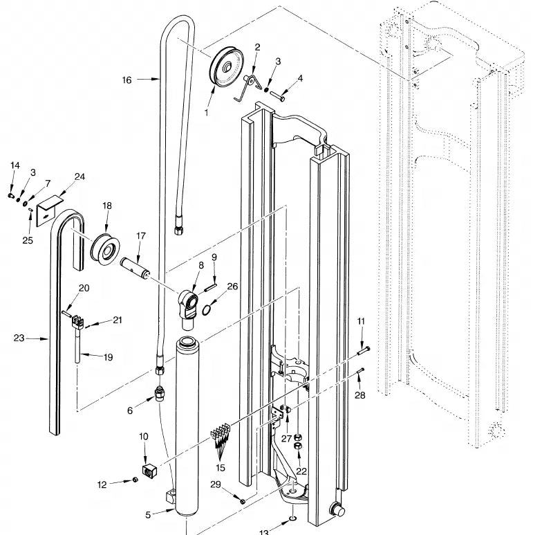 Catálogo de Peças Yale GLP080LJ GP120MJ C813 — página interna 3