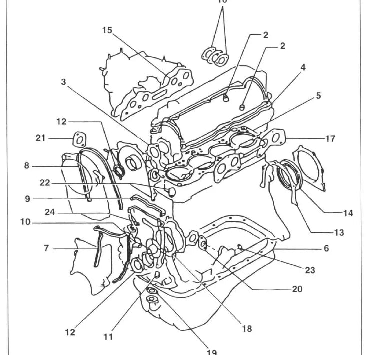 Catálogo de Peças Motor Yale 15-20AK 20-35TK C812 B871 — página interna 1